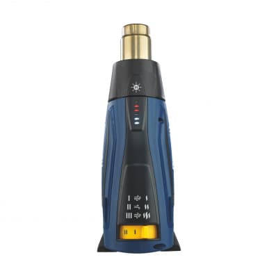 Фен строительный 2200 вт. RAPID r2200 регулировка температуры: 60-650 °c. расход воздуха: 250-500 л/мин. светодиодная индикация нагрева 5001343
