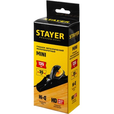 STAYER MINI рубанок металличенский 135х40 мм. 1860_z02