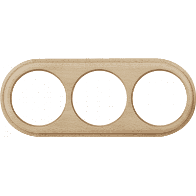 Рамка на 3 поста Werkel Legend WL15-frame-03 светлый бук 4690389100963
