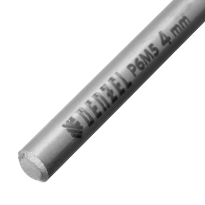 Сверло спиральное по металлу 4 x 75 мм, Р6М5, Golden Tip  Denzel 718229