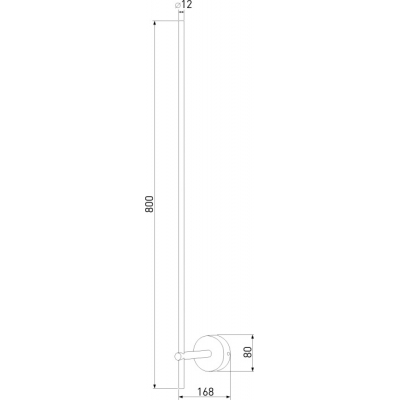 Настенный светильник Elektrostandard Fine 40132/LED латунь