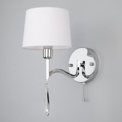 Бра Eurosvet Madera 10093/1 хром/прозрачный хрусталь Strotskis