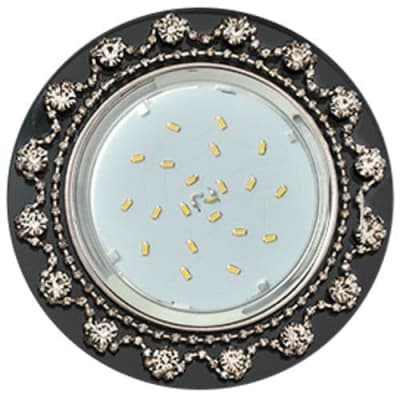Встраиваемый светильник Ecola H4 5360 GX53 Чёрный FB53RNECB