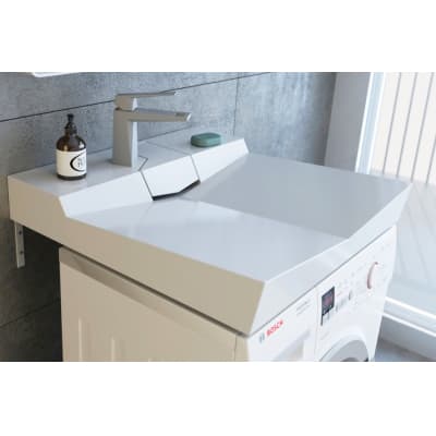 Раковина  для ванной комнаты для установки над стиральной машинкой  Andrea  Onyx (4680028070504)