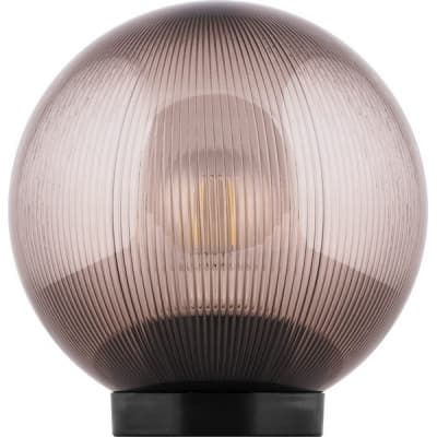 Светильник садово-парковый, серии «Оптима» FERON НТУ 01-60-205 1*60W, E27, 230V, IP44, цвет дымчатый, шар, на столб 11567