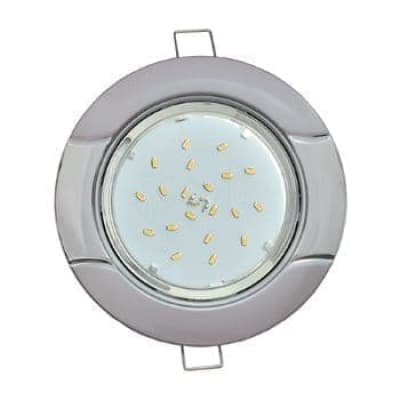 Встраиваемый светильник Ecola GX53 H4 9012 серебро-хром FR71H4ECB