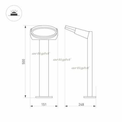 Наземный светильник Arlight EYE 029982