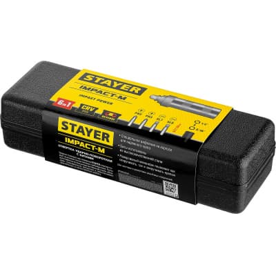 Master 6 отвертка ударно-поворотная 6 предм., STAYER 2565-H6_z01