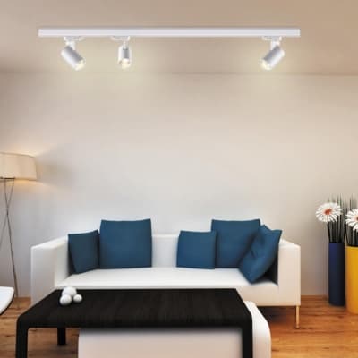 Светильник трёхфазный трековый IP20 GU10 50W 220V GUSTO 370648 PORT NT19 049 белый