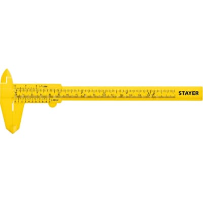 STAYER STANDARD штангенциркуль пластмассовый, 150 мм 3440_z02