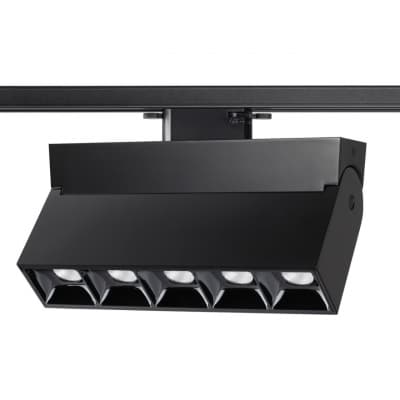 Однофазный трековый светильник IP33 LED 4000К 25W 110-265V EOS 358324 PORT NT19 084 черный