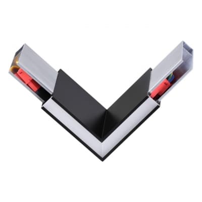 Соединитель угловой токопроводящий IP20 LED 4000K 3W 220-240V ITER 135077 OVER NT19 076 черный