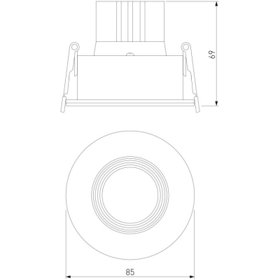 Точечный светильник Elektrostandard Artis 25096/LED