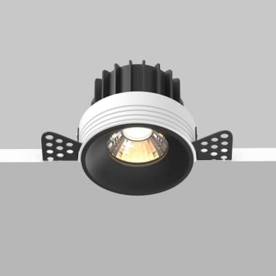 Точечный светильник Maytoni Round DL058-12W3K-TRS-B