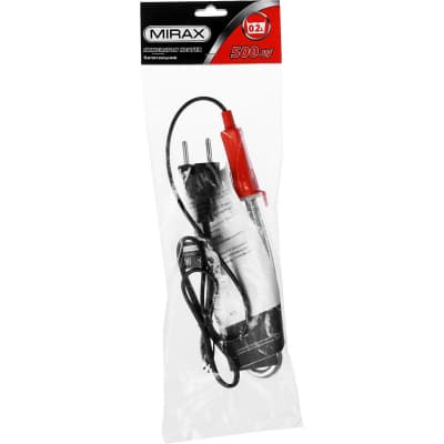 Кипятильник MIRAX 500 Вт, 220 В, 10 см, 55418-05