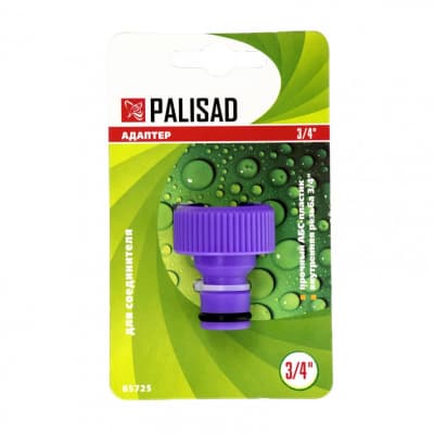 Адаптер пластмассовый, 3/4, внутренняя резьба Palisad 65725