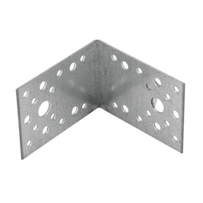 Крепежный уголок 2 мм, КU 90 x 90 x 65 мм Россия Сибртех 46405
