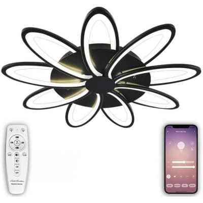 Потолочная люстра Natali Kovaltseva High-tech Led Lamps HIGH-TECH LED LAMPS 82009 BLACK