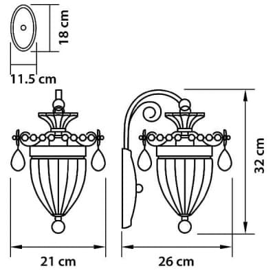 Бра SCHON 790614 Osgona