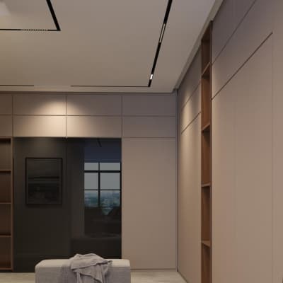 Трековый светильник для низков. шинопровода IP20 LED 4000K 24W 48V FLUM 358420 SHINO NT20 027 черн