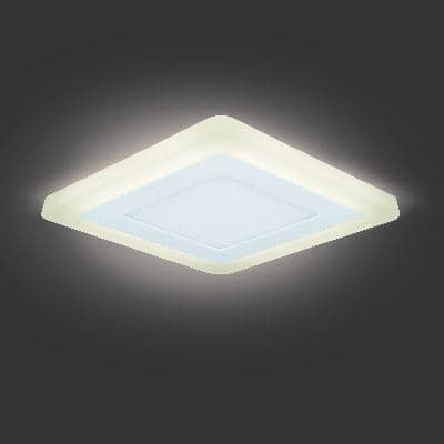 Встраиваемый светильник Gauss Backlight BL122 белый 6+3W Led 3000K