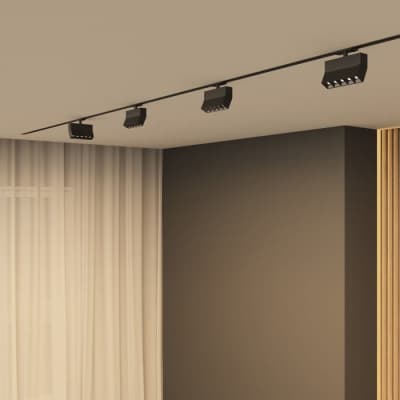Трековый светильник Denkirs Edder DK6436-BK
