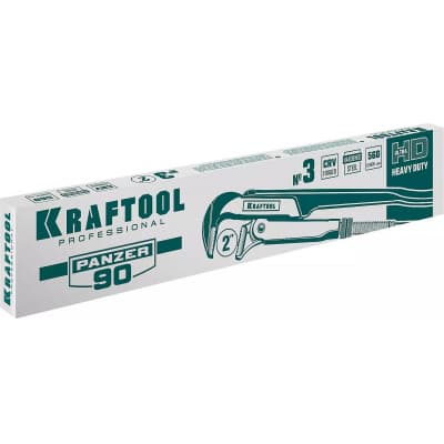 KRAFTOOL PANZER-90, №3, ключ трубный, прямые губки 2734-20_z02