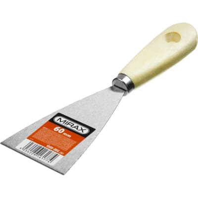 Шпательная лопатка MIRAX 60 мм, деревянная ручка 1000-060_z01