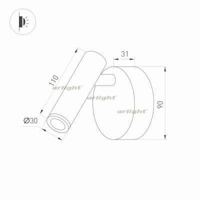 Спот Arlight BED 034061