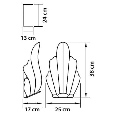 Настенный светильник RICCIO 705634 Osgona