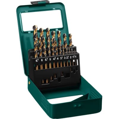 KRAFTOOL COBALT 19шт(1-10мм), Набор сверл по металлу HSS-Co(8%), сталь М42(S2-10-1-8) 29656-H19