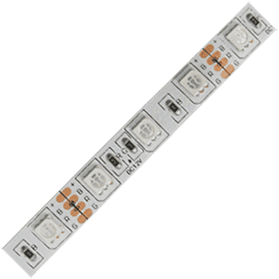 Ecola LED strip PRO 14.4W/m 12V IP20 10mm 60Led/m RGB разноцветная светодиодная лента 1м. P2LM1411B