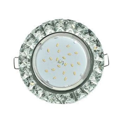 Встраиваемый светильник Ecola GX53 H4 5363 Glass хром/зеркальный FK53RGECB