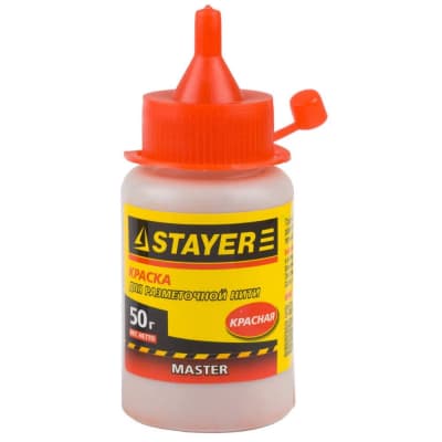 Краска для малярных шнуров STAYER 50 гр., цвет красная, 0640-2_z01