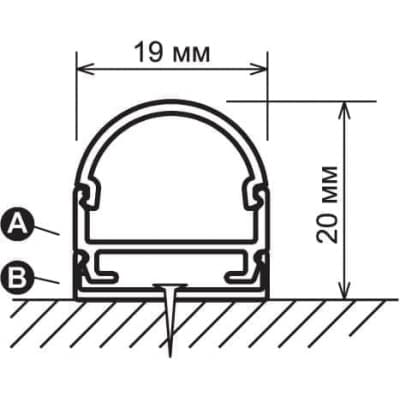 Профиль для светодиодной ленты Elektrostandard LL-2-ALP005