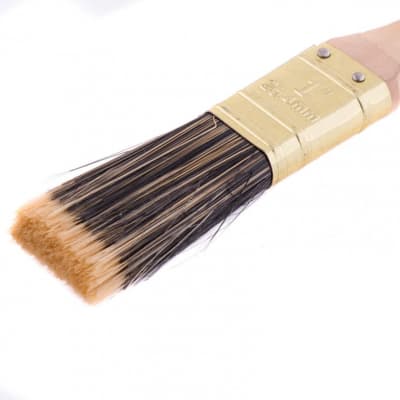 Кисть плоская Golden 1, искусственная щетина, деревянная ручка MTX 83216