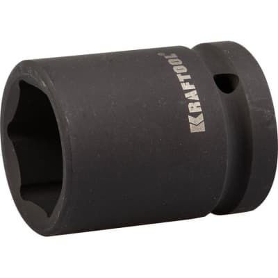 Торцовая головка ударная KRAFTOOL 3/4", 27 мм, Cr-Mo сталь, фосфатированная 27945-27_z01
