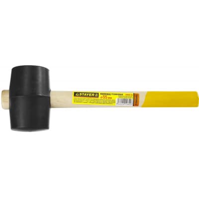 Киянка резиновая с деревянной ручкой STAYER 340 г 20505-55