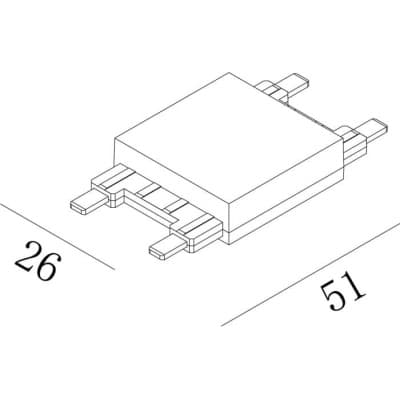 Коннектор CN-SWG-SLIM-BL-I
