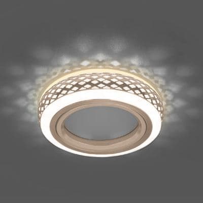 Встраиваемый светильник Gauss Backlight BL083 белый/белый GU5.3 3W Led 3000K
