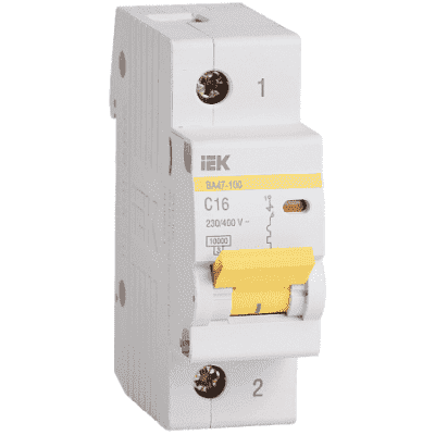 Автоматический выключатель IEK ВА 47-100 1Р 80А 10 кА х-ка С MVA40-1-080-C