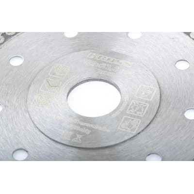 Диск алмазный, 115 х 22,2 мм, тонкий, сплошной (Jaguar), мокрая резка Gross 73052