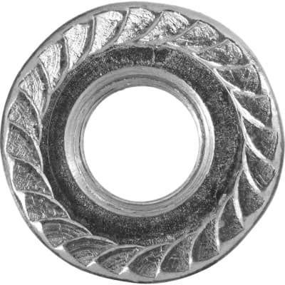 Оцинкованная гайка ЗУБР DIN 6923 с фланцем, M14, 5 кг, кл. пр. 8 303630-14