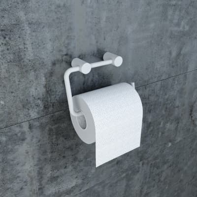 Держатель для туалетной бумаги IDDIS Petite без крышки, сплав металлов, белый матовый (PETWT00i43)