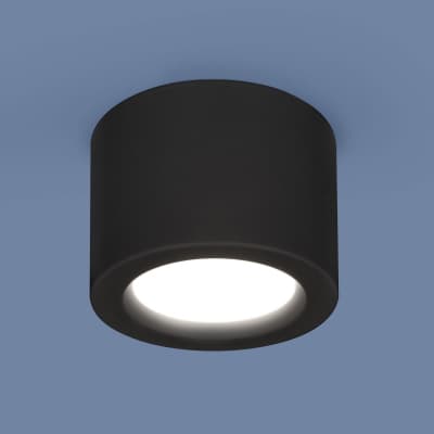 Потолочный светильник Elektrostandard DLR026 6W 4200K черный матовый