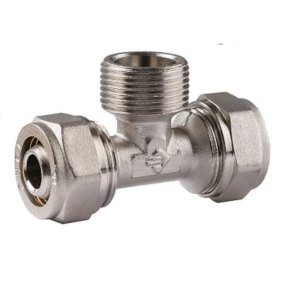 Тройник с наружной резьбой ЗУБР 3/4"-20-2 мм, "цанга-штуцер" 51404-20-3/4