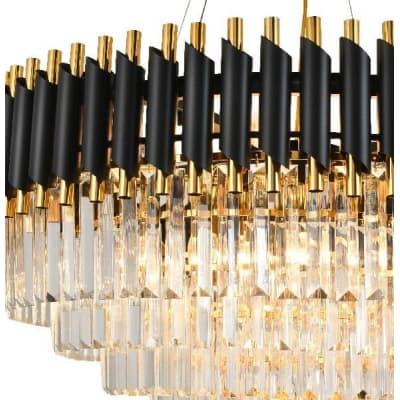 Подвесная люстра Darian DARIAN 76017/12C GOLD BLACK Natali Kovaltseva