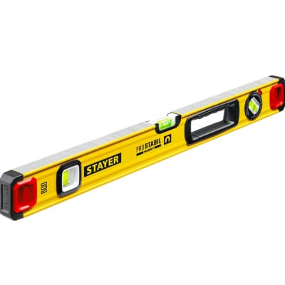 STAYER ProStabil Magnet 600 мм уровень магнитный с двумя фрезерованными поверхностями 3480-060