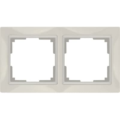 Рамка на 2 поста Werkel Snabb basic WL03-Frame-02 слоновая кость 4690389098727