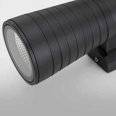 Уличный настенный светильник Elektrostandard Tube 1503 TECHNO LED черный